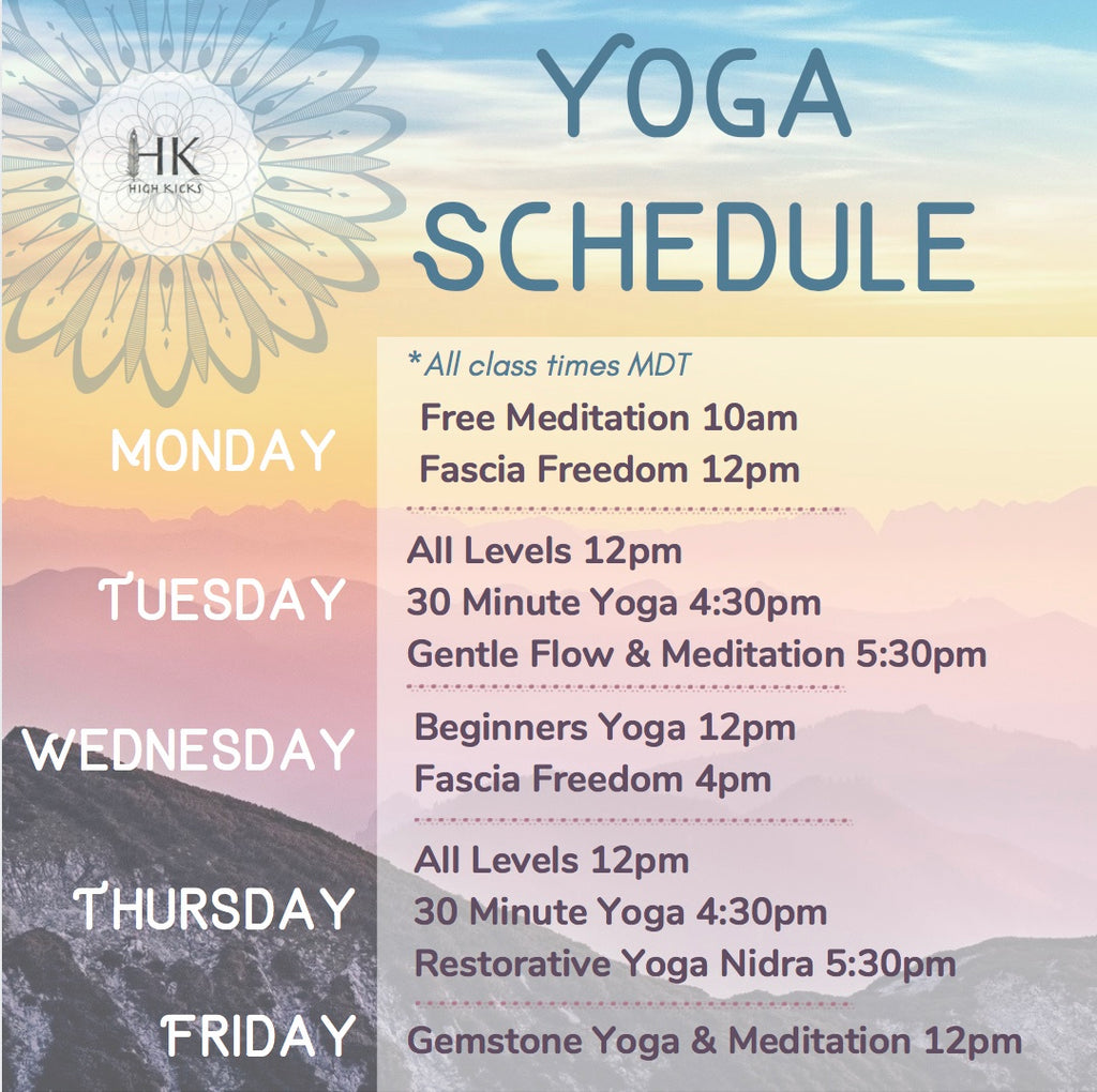 2020 LIVE Yoga Classes - Starting March 23!